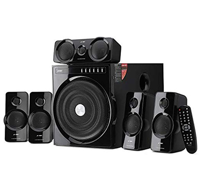 f&d f6000x powerful 135w bluetooth home audio speaker & home theater system (5.1, black)